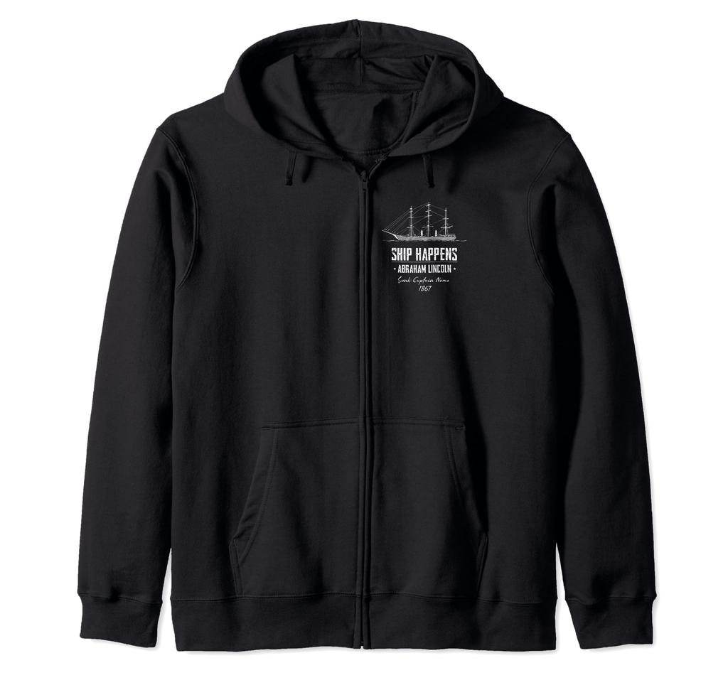 Abraham Lincoln Nemo Submarine Zip Hoodie