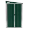 Vidaxl Garden Shed, Wall-Mounted, Green, 118X382X178 Cm