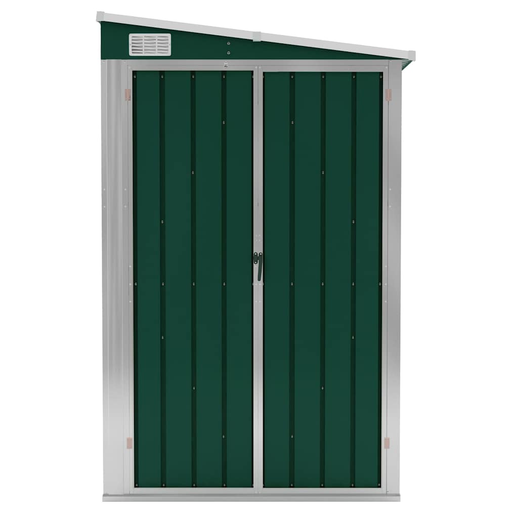 Vidaxl Garden Shed, Wall-Mounted, Green, 118X382X178 Cm