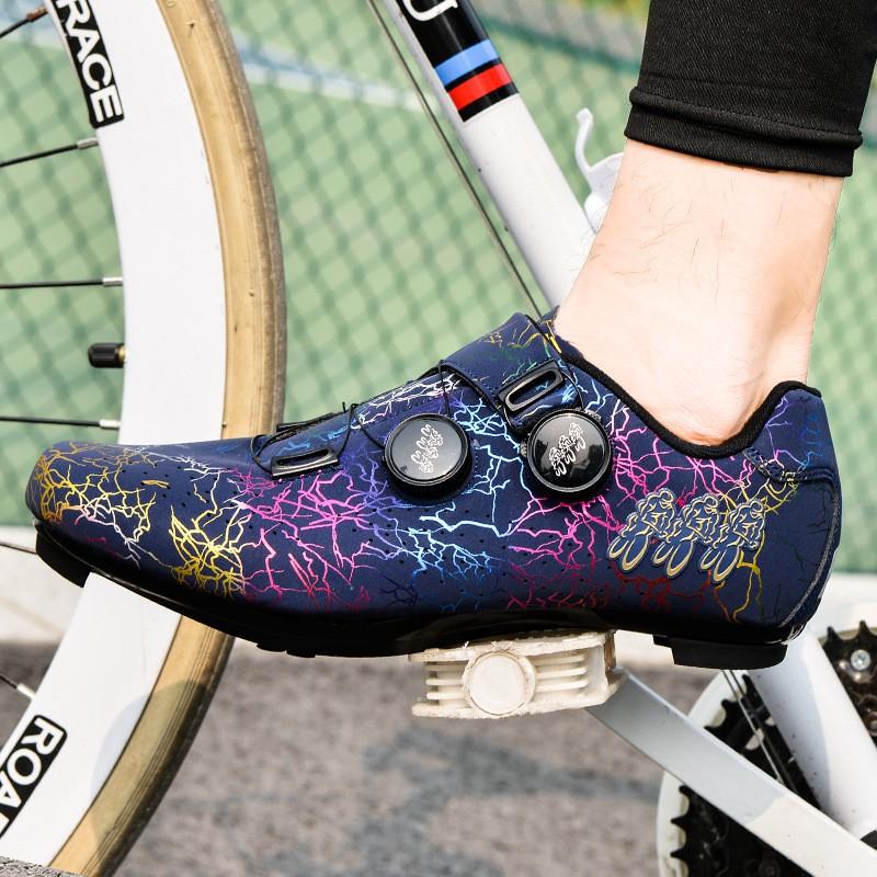 Mens Cycling Shoes Road Bike MTB Indoor Trainer Locking Sole Breathable Lightweight Durable Size 37-47
