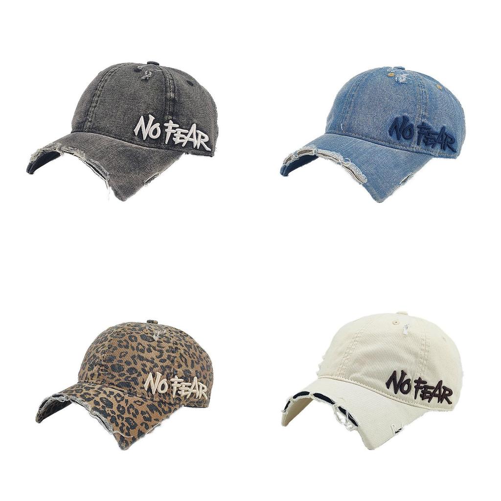 Baseball Cap With Embroidered Letters Adjustable Sunshade For Men And Women