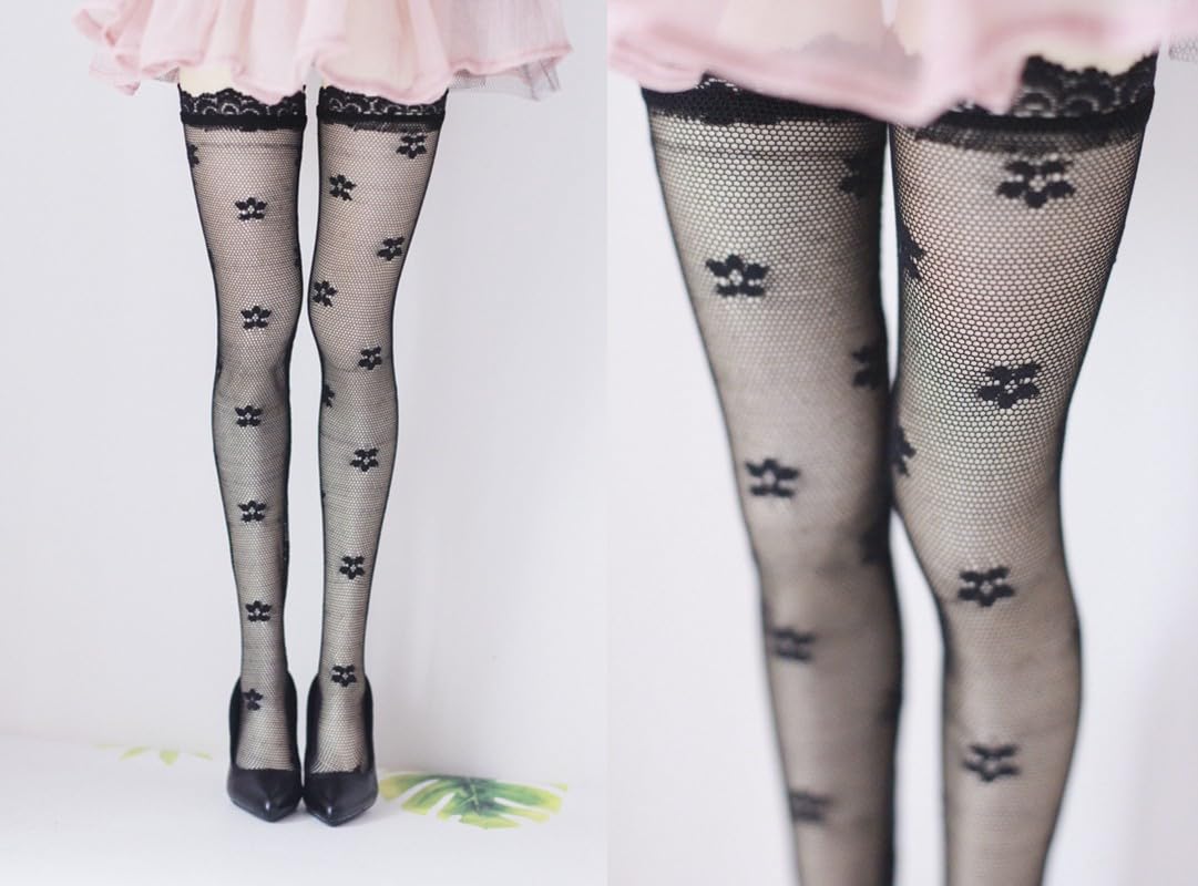 

HAMRETHYPPZ 14 16 13 BJD Кукла на шаровых шарнирах Платье, Костюм для куклы, Наряд горничной для куклы, Черные чулки с мелким узором, Сексуальные чулки (Голова и Тело Нет