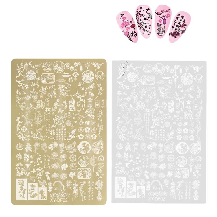 Floral Designs Nails Art Stamping Plate Nail Stamp Plate Nail Plate Template Nail Images Plates for Manicure Nail Decors