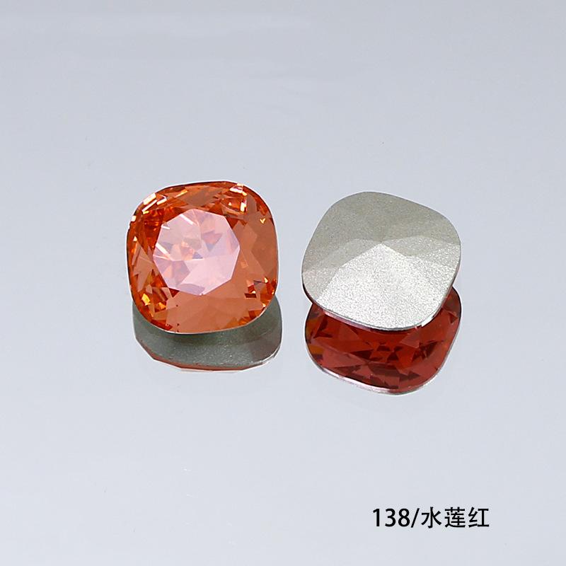 10Pcs Crystal K9 Glass Drill Tip Bottom Drill Fat Square Special-Shaped Nail Drill Clothing Accessories