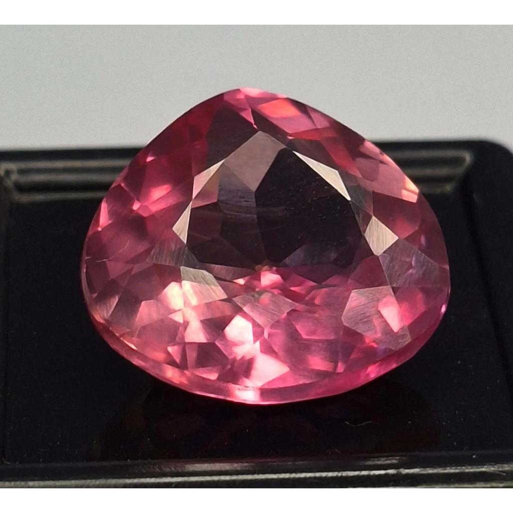 Natural Shine Pink Morganite Pear 17-19 Ct Stunning Certified Loose Gemstone