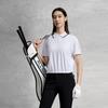 FILA Golf Series Moisture-Wicking Simple Short Sleeve Polo Shirt Women tops A11W625139F-WT