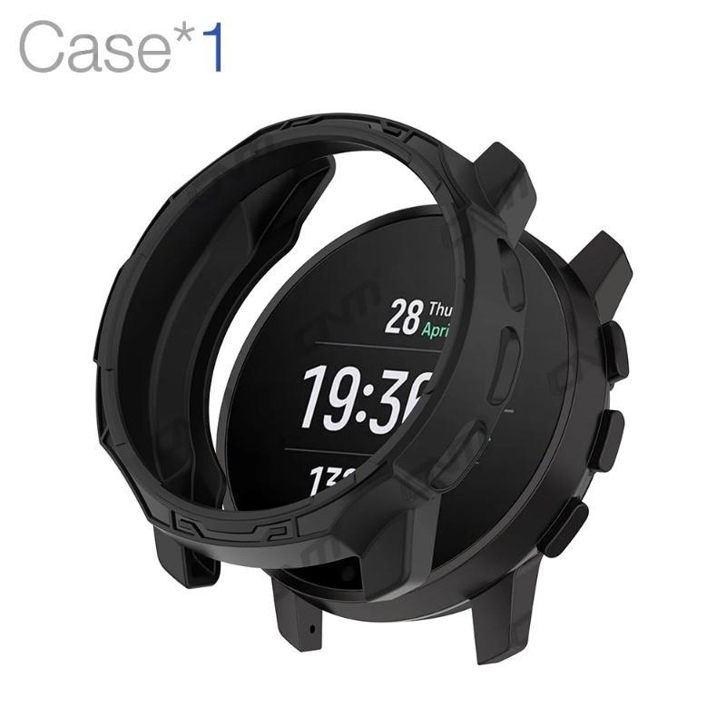 2-IN-1 Case + Screen Protector for Suunto 9 Peak / 9 Peak Pro Smart Watch Tempered Glass Protective Armor Case Cover Accessories