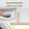 Suede Leather Car Eyeglass Case Non-slip Multi-functional Auto Sun Visor Glasses Holder Automatic Closing Eyewear Clips Car