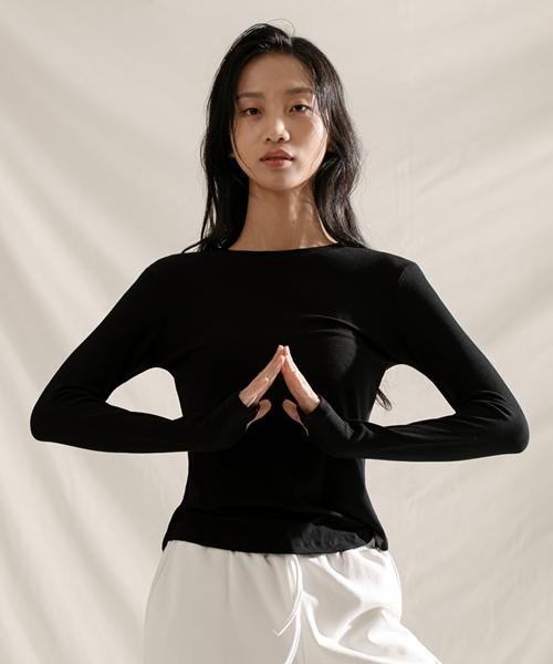 MOREOUT Women'S Yoga Basic Ribbed Slim T-Shirt 3Tt2321
