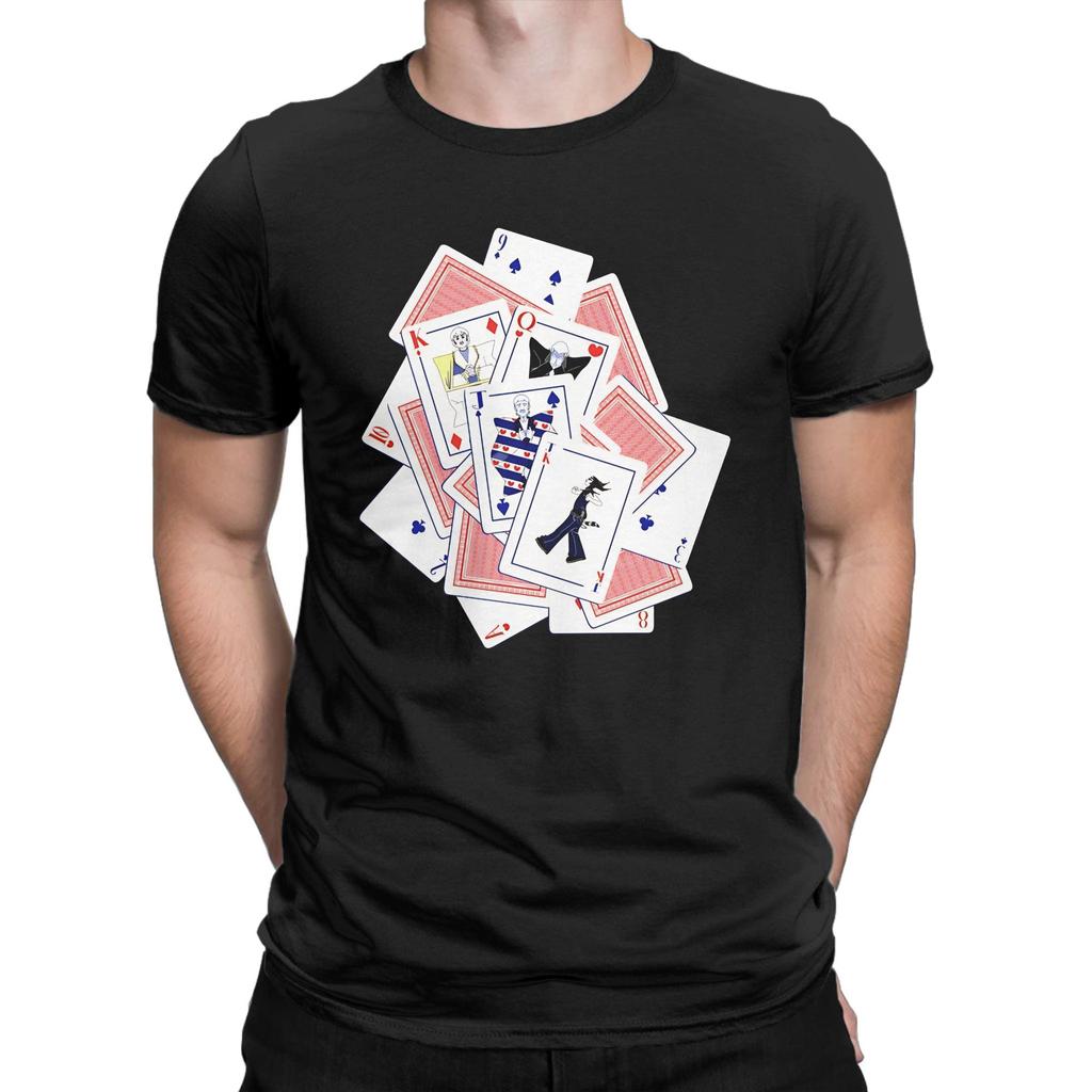 Playing Cards Cluster Funny 100% Cotton T-Shirt jJoost Kleinn Tops Tees For Men