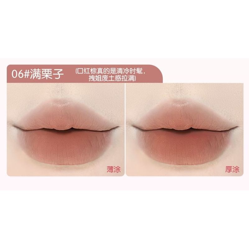 xixi - Love Cycle Velvet Mist Lip Mud - 6 Colors