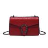 Snake Print Crossbody Chain Bag - 2024 Small European & American Style Single-Shoulder Bag for Women