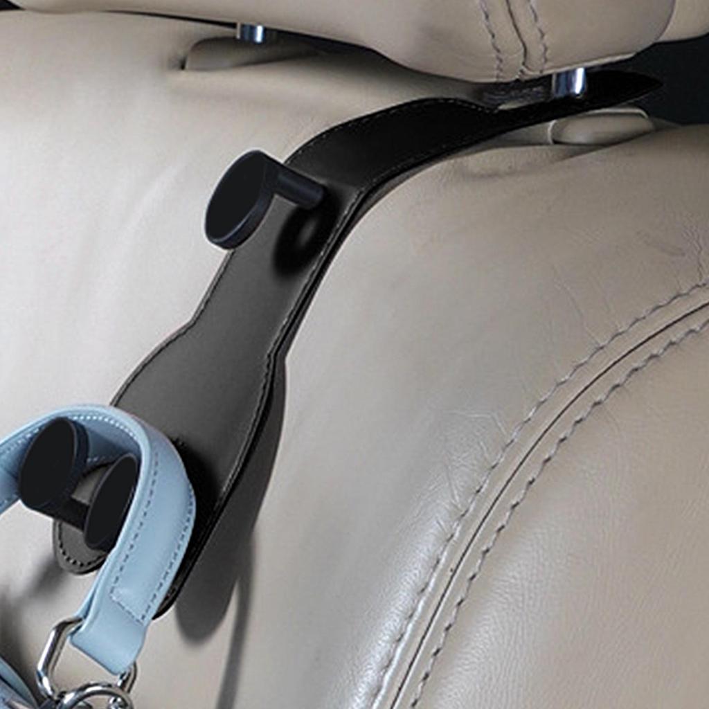 Car Headrest Hooks Headrest Phone Storage Hanger Auto Seatback Stand Hooks for Commuting Travel Business Trip Camping Daily