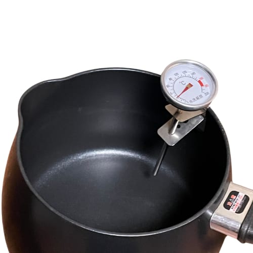 Takagi TAKAGI Tempura Pan Thermometer, Analog, with Mounting Bracket, Dedicated to Deep Frying, for Delicious Deep Frying at the Right Temperature for