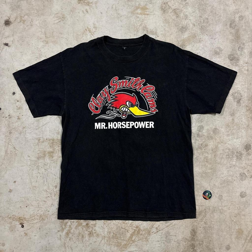 Vintage 1991 Clay Smith Cams Mr. Horse Power T Shirt Size L Unisex T-Shirt