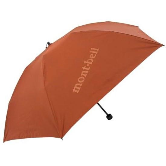 Montbell Sun Umbrella Foldable Rain Shine Lightweight Mens Womens Orange Travel Sunblock 55 Fashion