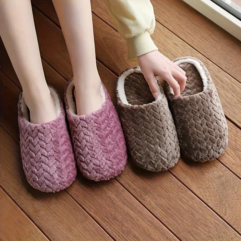 Soft Bottom Slippers for Men, Home Use, Indoor Slip-On Shoes, Casual and Fashionable Style, Minimalist Design, Capsuitable for Men & Women