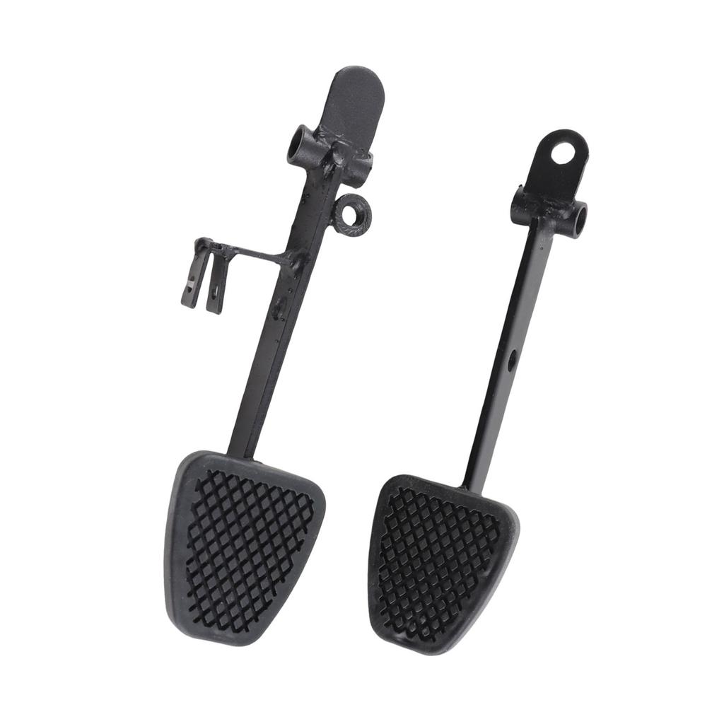 2pcs Brake Throttle Pedals Car Accelerator Pedal Nonslip Foot Rest for Go Kart UTV ATV Quad