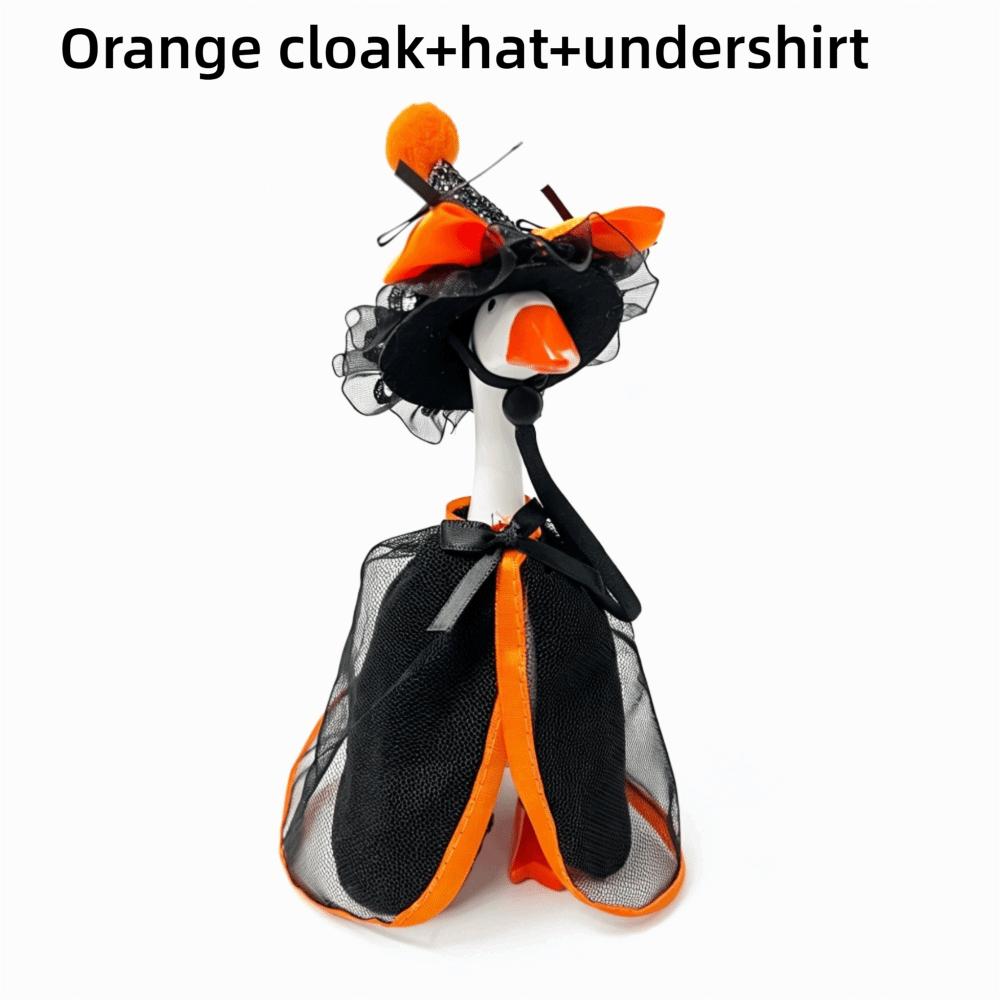 1 Set Cloak Design Mini Doll Dress-Up Witch Theme Halloween Creative Costume  Halloween Party Decor