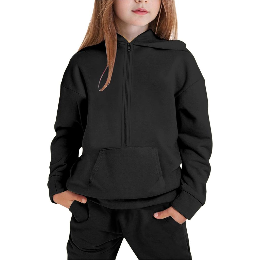 Kinder Kapuzenpullover und Jogginghosen Set für Kinder Teenager Sportbekleidung