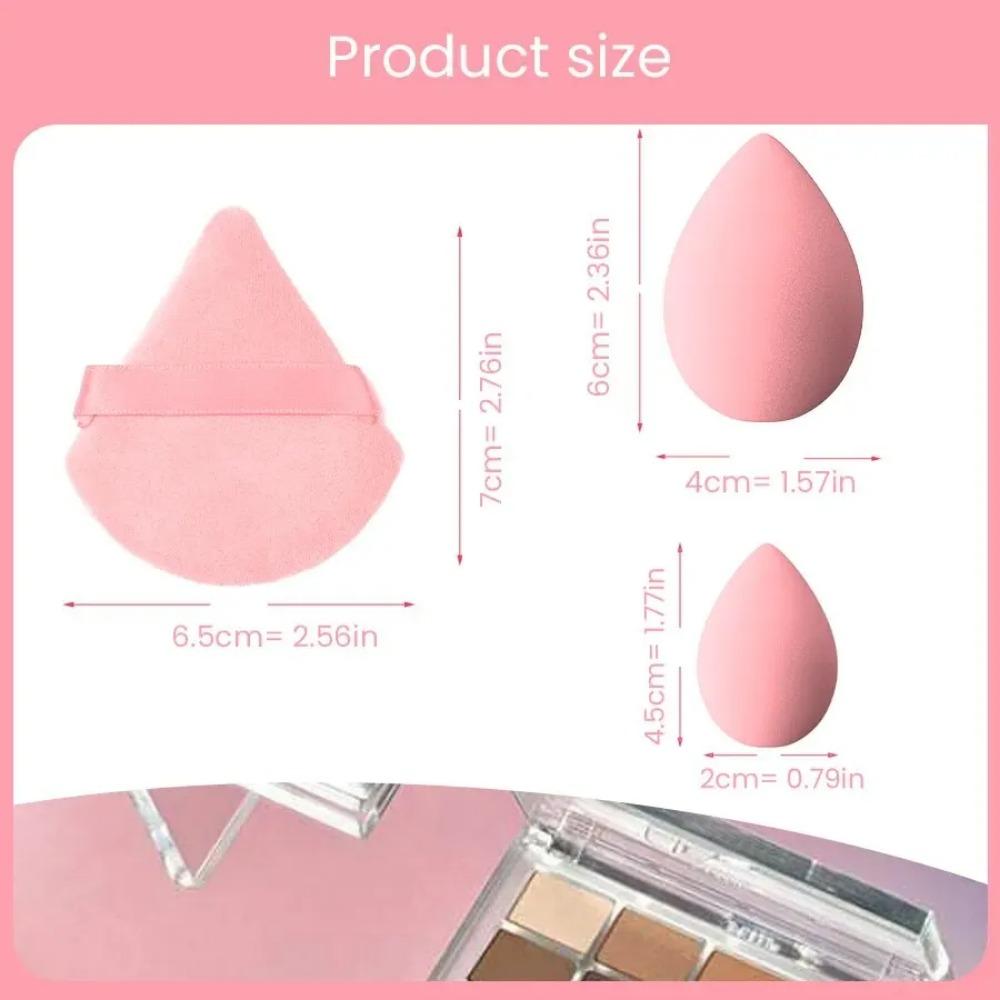10PCS Cosmetic Puff Set Makeup Blender Beauty Egg Soft Foundation Sponge Puff Women Powder Puff Make Up Accessories Beauty Tools