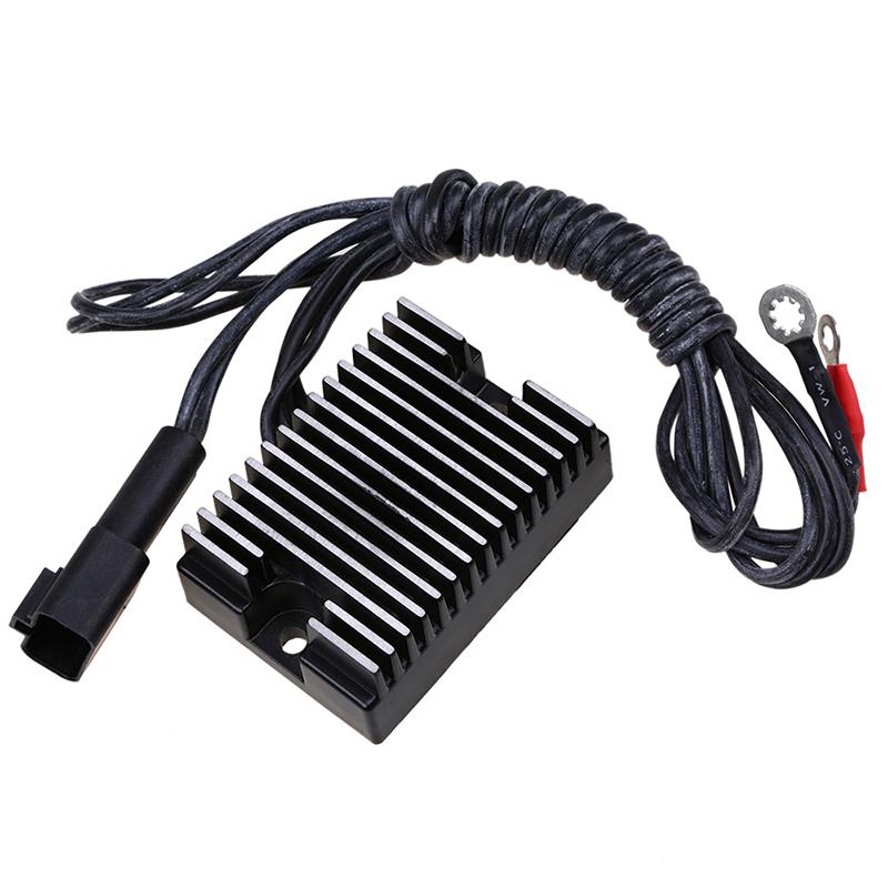 For Harley Sportster 883 1200 XL Motorcycle Voltage Regulator Rectifier 12V Motorbike Charging System Replacement Parts Aluminum Black
