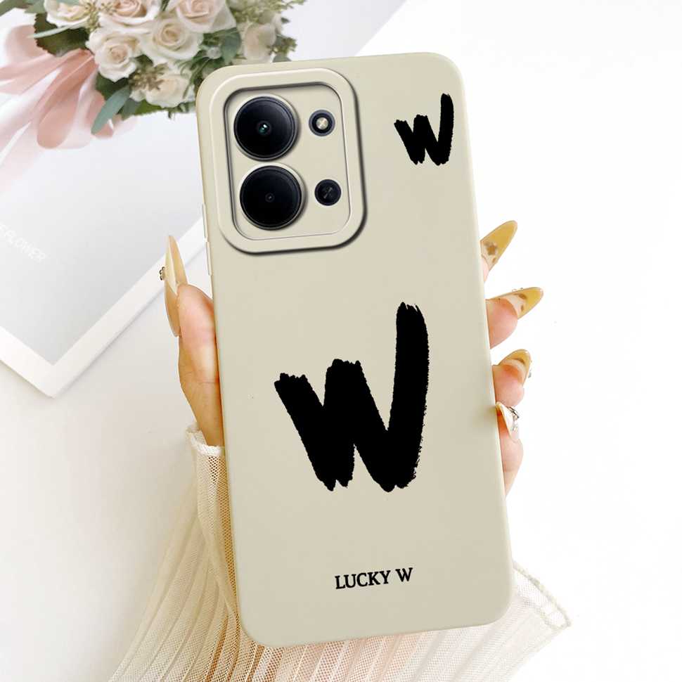 For Xiaomi Redmi 15C 5G Case Cover Lucky Letters Phone Case For Xiaomi Redmi 15C 15 C Redmi15C Redmi15 4G 5G Soft Fundas