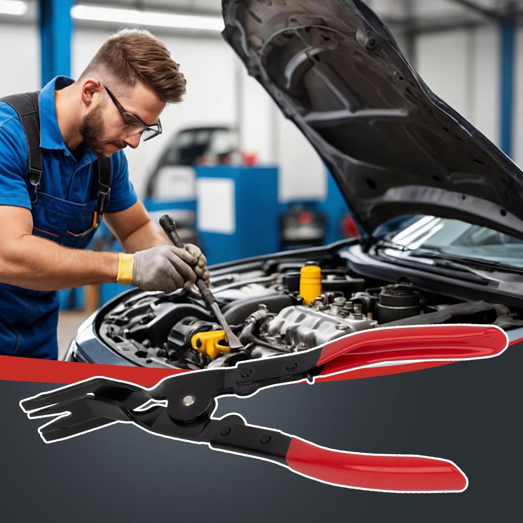 Panel Clip Pliers Car Interior Clip Fastener Panel Pliers Multifunctional Ergonomic Tools Puller For Road Trip Truck Maintenance