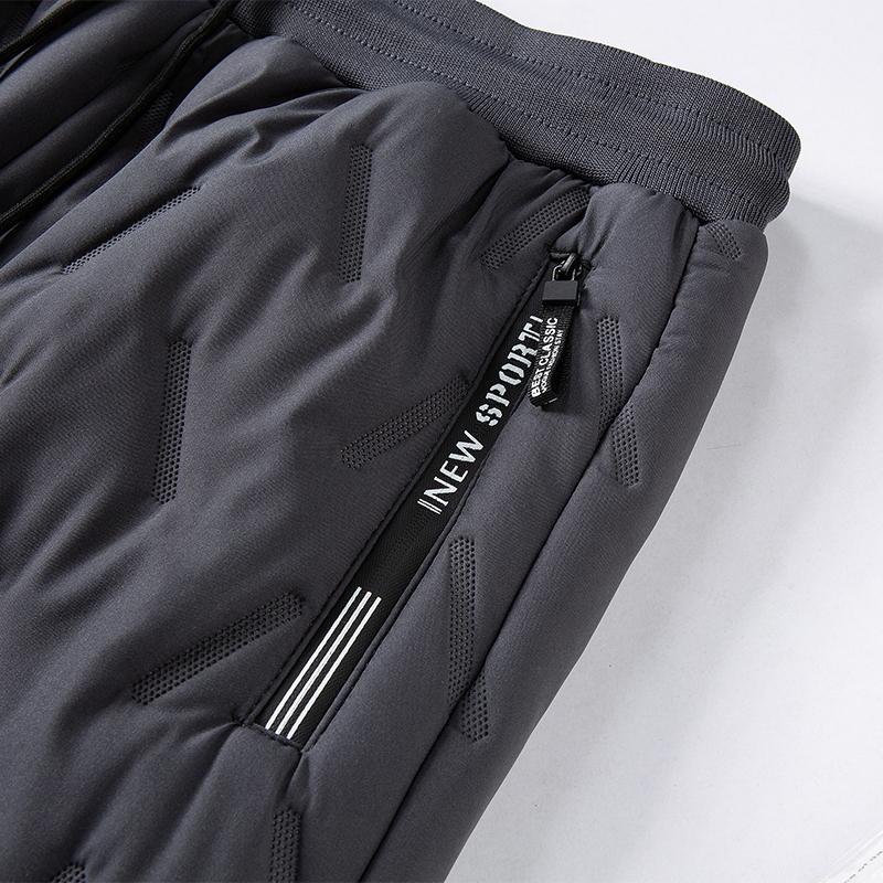 Značka Zimní Teplé Fleecové Bavlněné Kalhoty Pánské Vojenské Volné Kapsáčové Kalhoty Ležérní Sportovní Kalhoty Nadměrná Velikost Silné Pánské Kombinézy Kalhoty