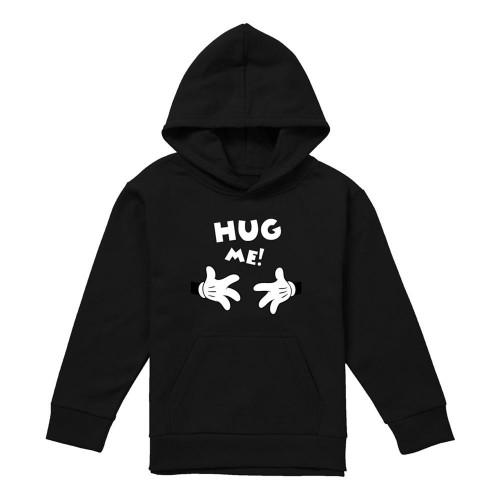 Disney Childrens/Kids Hug Me Mickey Mouse Heather Valentine`s Day Hoodie