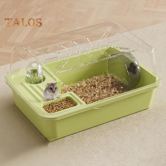 Büyük Hamster Kafesi Üstü Açılabilir Gine Domuzu Kafesleri Su Şişesi Egzersiz Tekerleği Çift Katmanlı Küçük Hayvanlar Tavşan Fare Kirpi için Oyun Evi