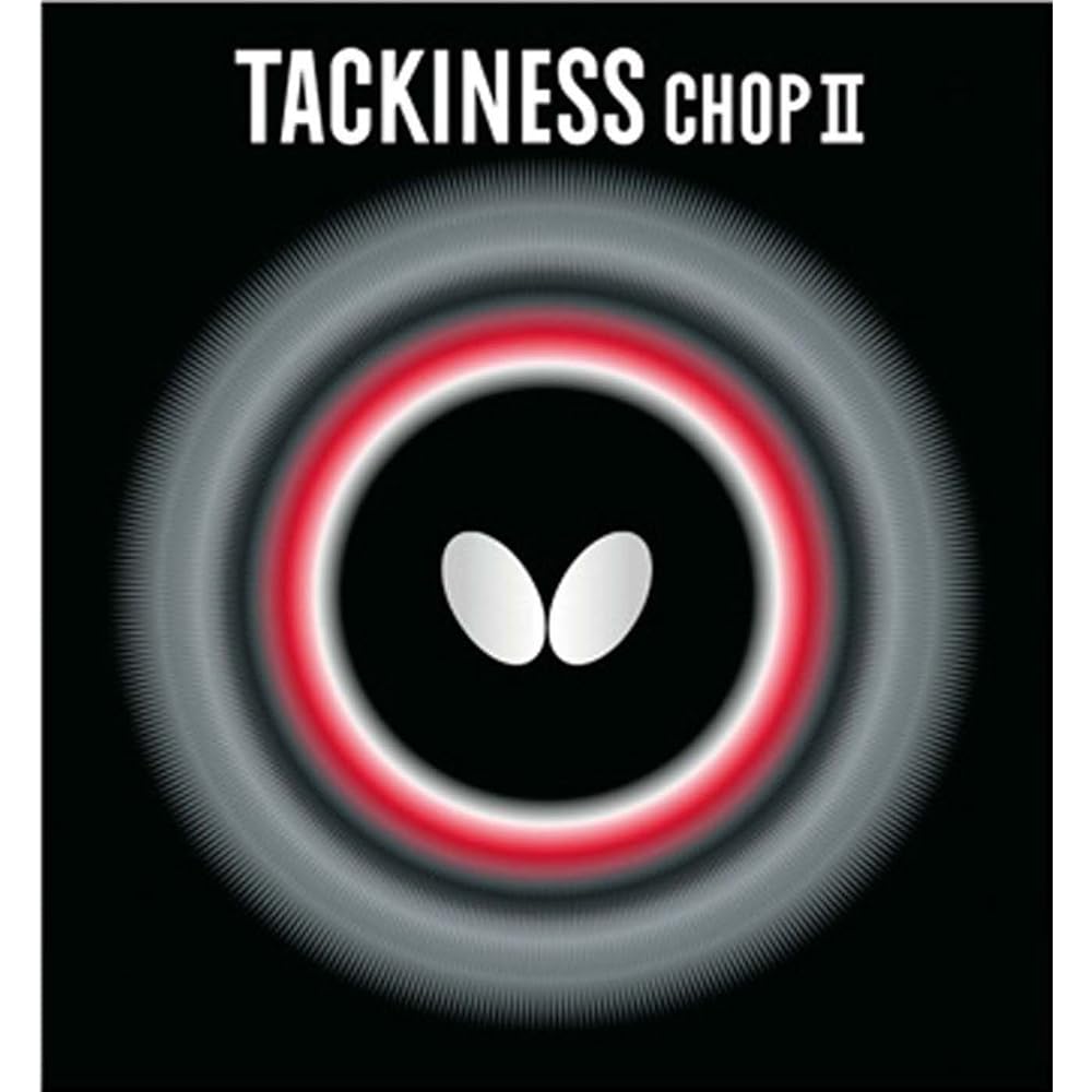 Butterfly Tackiness Chop II Table Tennis Rubber Red 006 C