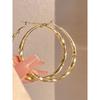 Elegant Fashion Wind Exaggerated Big Ear Ring Female Accessible Luxury Fashion Special-Interest Design Sense Earrings 2023 New Arrival Tide