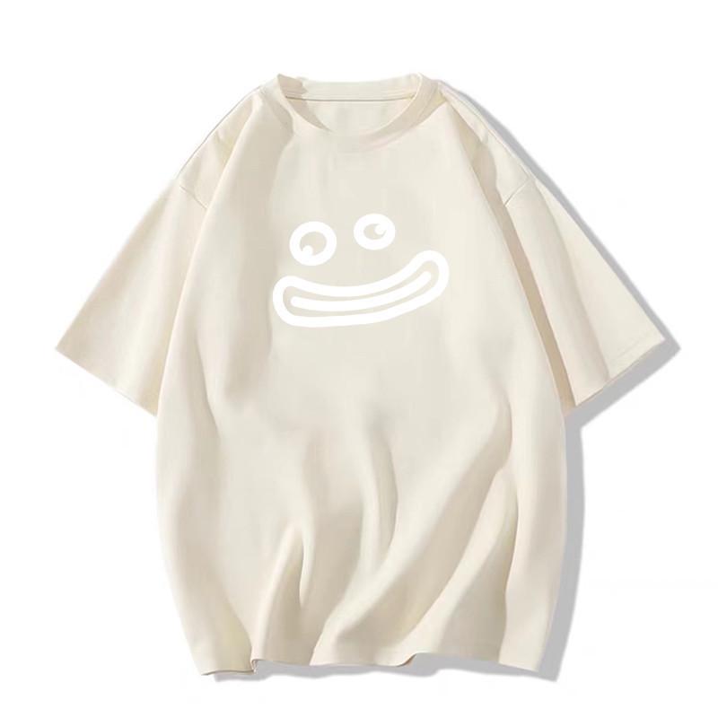 Women's 2025 Design Pure Cotton Loose-Fit Short-Sleeve T-Shirt - American High Street Style