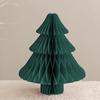 Honeycomb Paper Christmas Tree 3D Foldable Accordion Xmas Tree Winter Tabletop