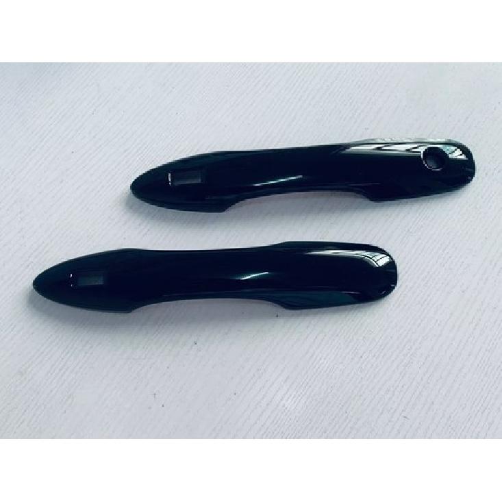 Gloss Black Front Door Handle Lid Cover Trim For -2025 Toyota Prius 2pcs