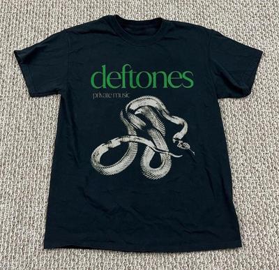 Deftones Privátní Hudební Had Grafické Tričko, Unisex Černé Tričko, Velikost S-5XL