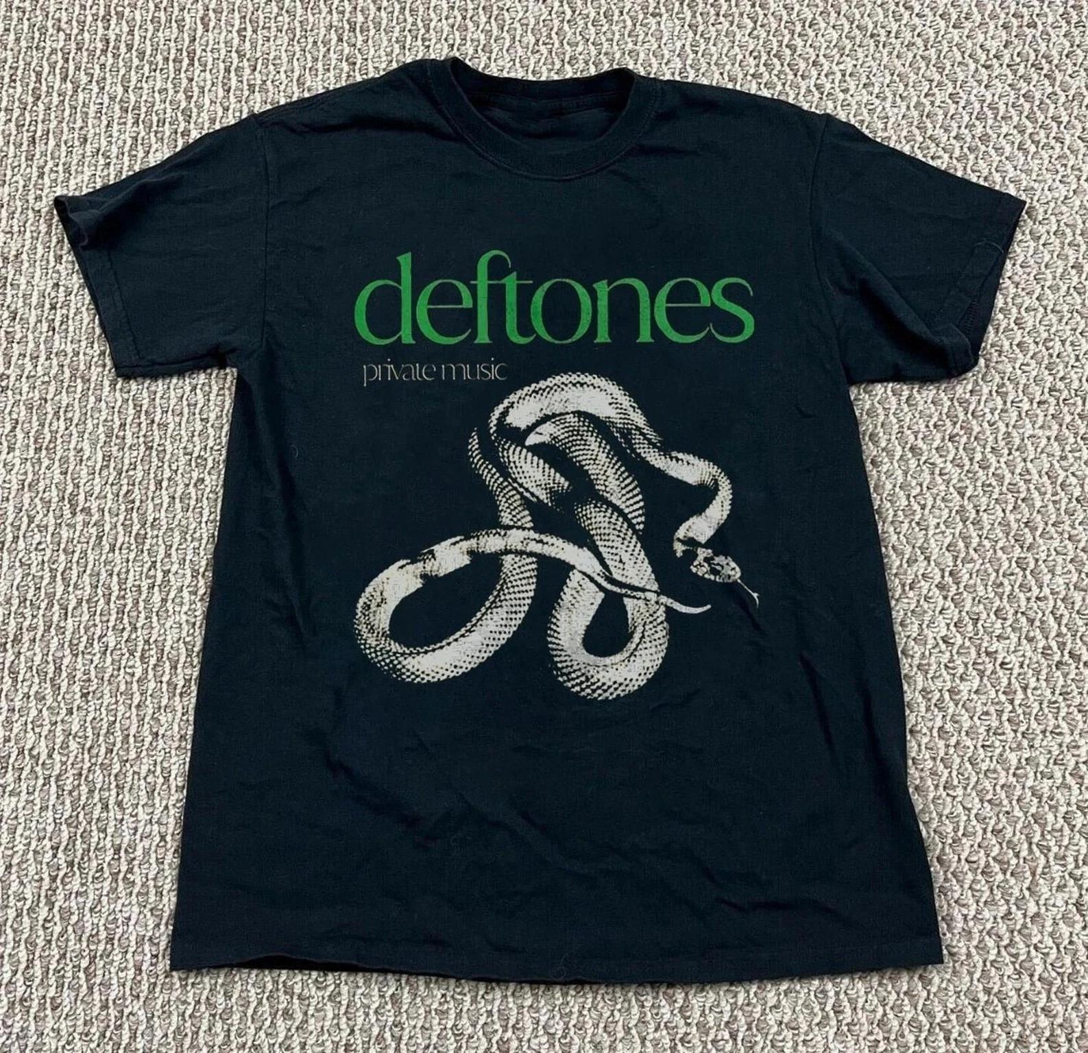 Deftones Private Music Snake Graphic T-shirt, Unisex Black T-shirt, Size S-5XL 3XL