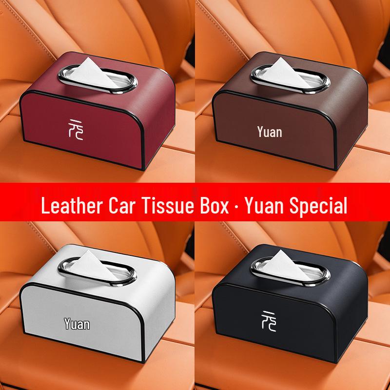 BYD Yuan Pro/Plus Car Tissue Box for Armrest or Seat Back