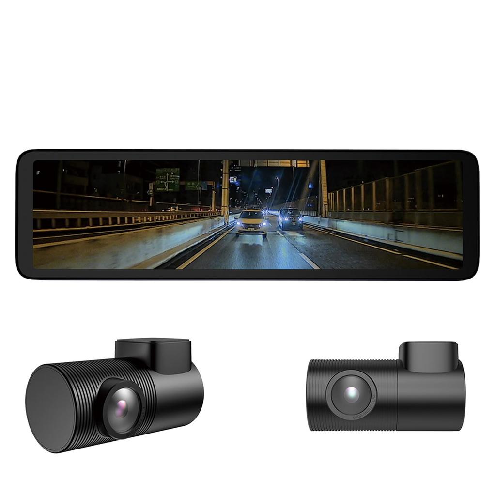 Maxwin Drive Mirror Front and 2 Simultaneous Digital Inner Full G Touch IPS Rear Back Recorder, Type, 10.88 Inch, 60fps, Rear, Cameras, Recording,