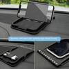 Anti Slip Mat Car Phone Holder Multi-functional Mobile Phone Stand With Car Parking Number Plate Car Interior