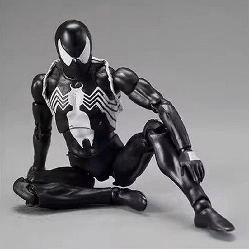 Comic version of mafex147 symbiote Venom Spider Man Peter Parker mobile anime figurine model