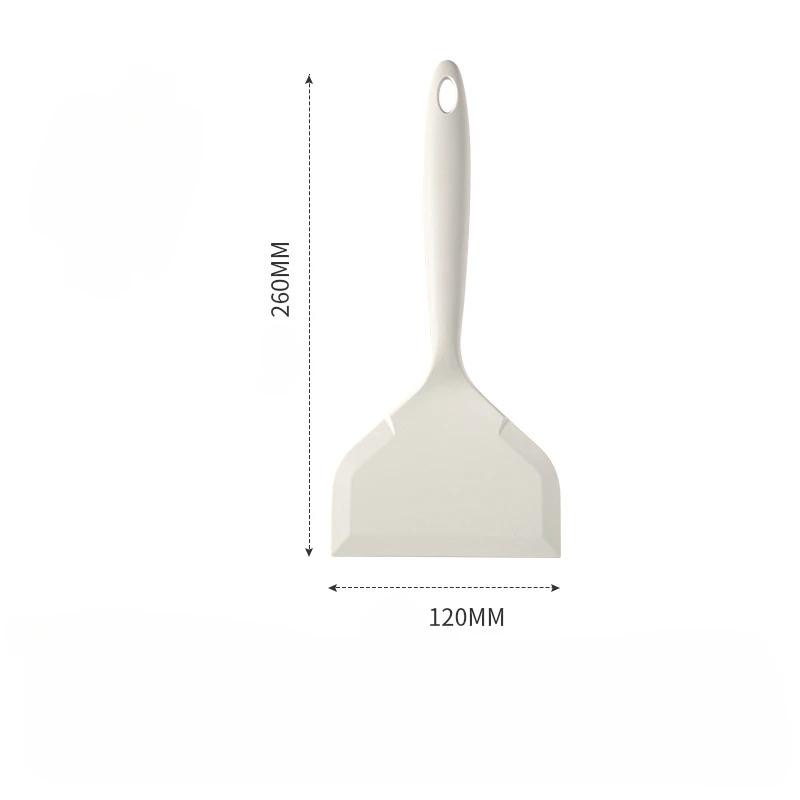 Silicone Kitchen ware Cooking Utensils Spatula Beef Meat Egg Kitchen Scraper Wide Pizza Cooking Tools Shovel Non-stick