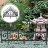3 Pcs Plastic Fence Christmas Tree Decorations Festival Decorative Path Wedding Garden Pastoral