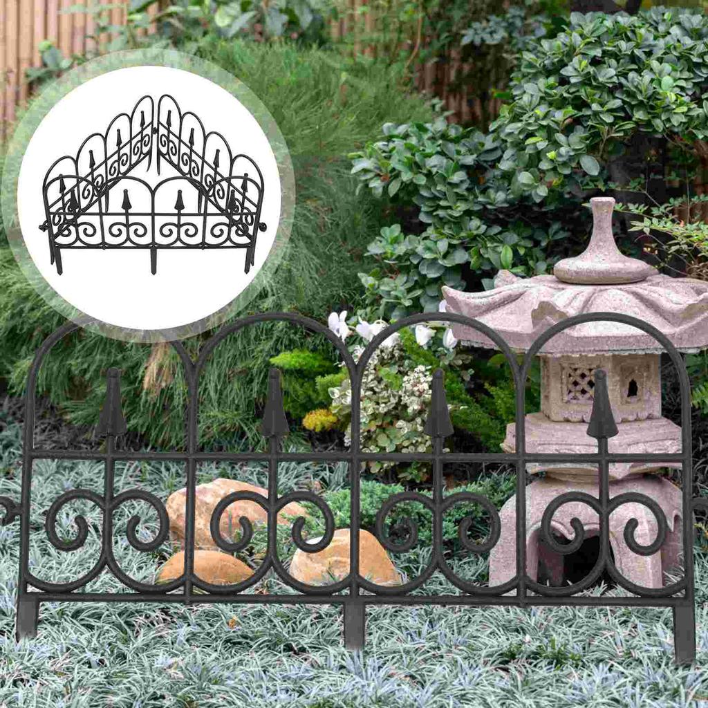 3 Pcs Plastic Fence Christmas Tree Decorations Festival Decorative Path Wedding Garden Pastoral