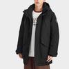 Skechers Sports Alliance Series Fashion Comfortable Hooded Warm Down Jacket Men outerwear Carbon-Black L424M060-0018