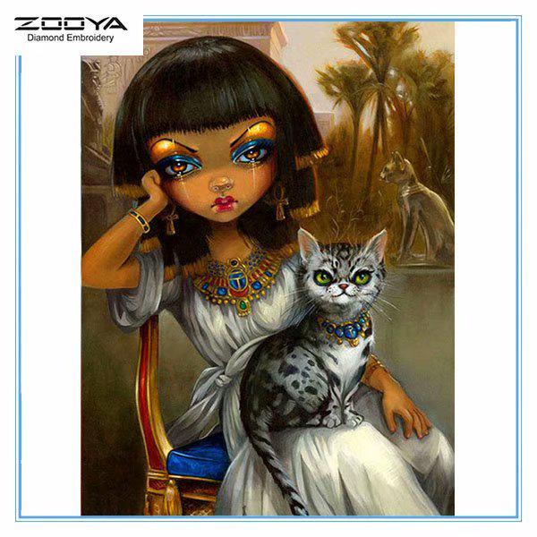 

ZOOYA DIY 3D Алмазная вышивка крестиком домашний декор кошка