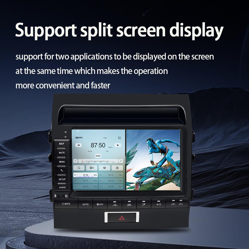 2007-2015 Toyota Land Cruiser Android Navigation MP5 Bluetooth WiFi Display
