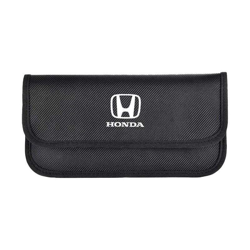 

Car Key Signal Blocking Case Key Bag Credit Card Case For Honda Fit Jazz GK5 Civic Type-R CRV Pilot Accord HRV Car Accessories