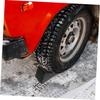 ABOOFAN Wheel Chock Rubber Wheel Stopper Vehicle Wheel Chock Triangle Wheel Block Trailer Camper Wheel Stopper Vehicle Wheel Stabilizer
